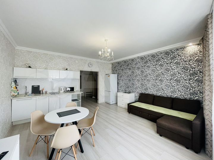 1-к. квартира, 55 м², 1 кровать