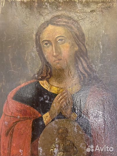 Старинная икона Помощница в родах 19 век