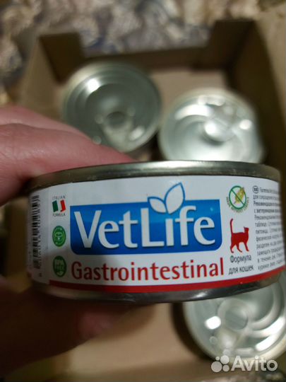 Vetlife gastrointestinal farmina корм для кошек