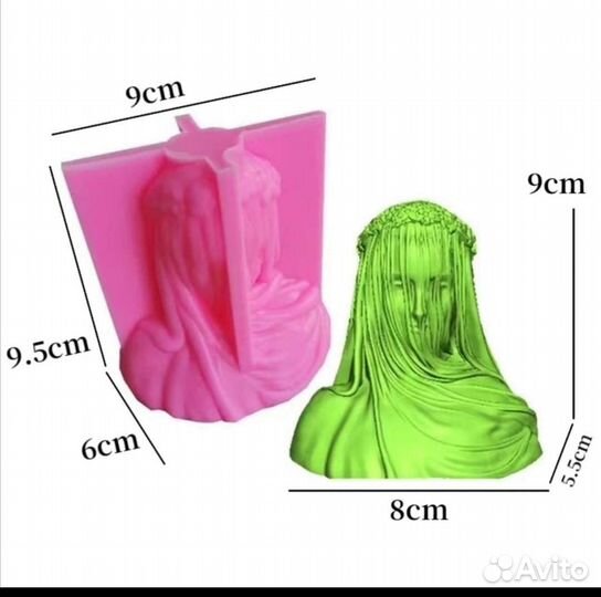 Силиконовые формы для гипса, полистоуна