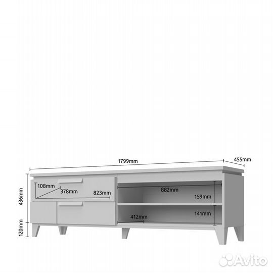 Тумба под тв brio (0071660697)