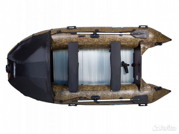 Надувная лодка пвх gladiator C370AL camo С ал.пол