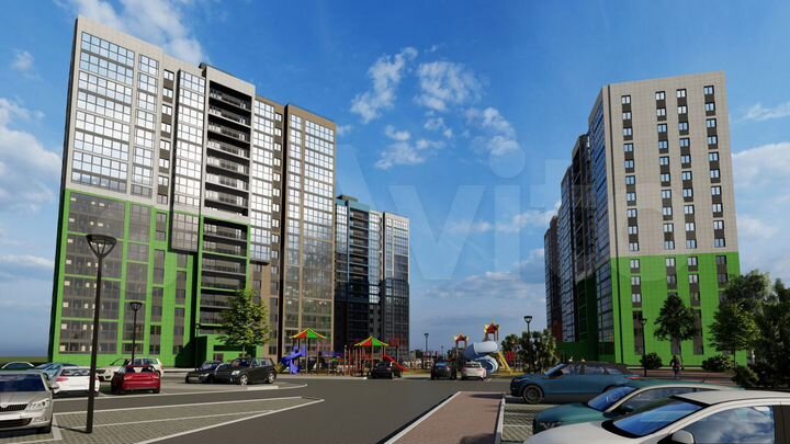 1-к. квартира, 32,1 м², 14/17 эт.