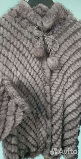 Кардиган с мехом норки