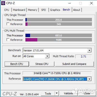 Мини-пк безвентиляторный Eglobal V2 7100U