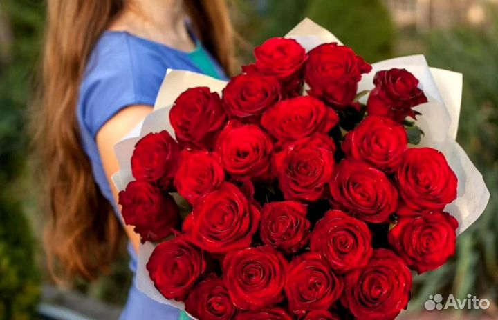 25 Роз Цветы Букет