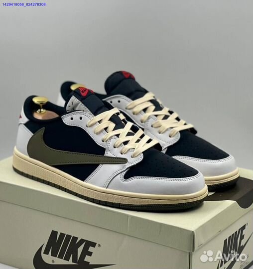 Nike Air Jordan 1 Low & Travis Scott (Арт.80719)