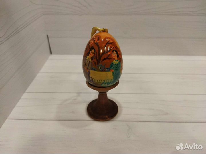 Пасхальные яйца деревянные