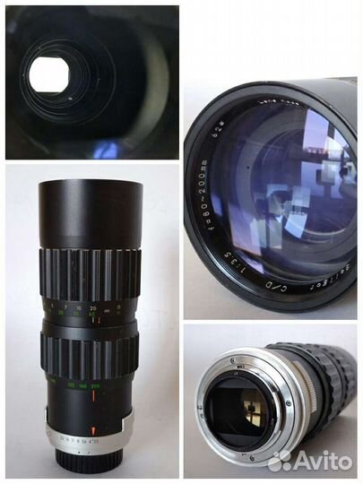 Объективы для Nikon, Pentax, Canon FD