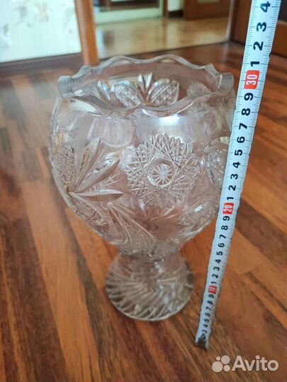 Вазы хрустальные