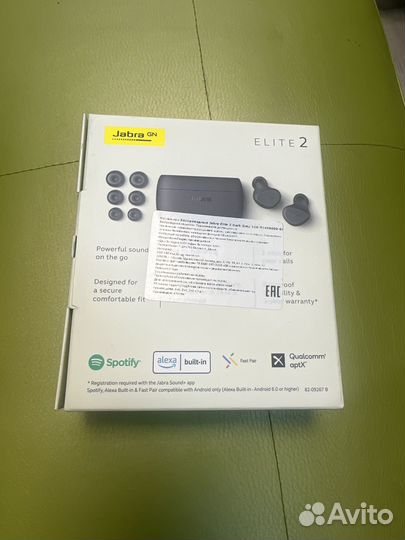 Беспроводные наушники jabra elite 75t active
