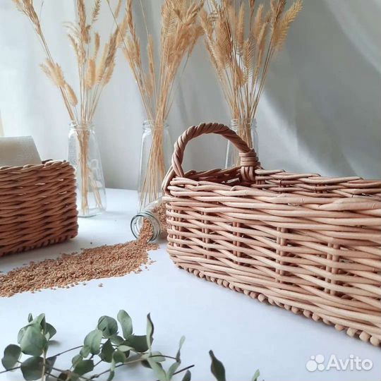 Плетёная корзина. Универсальная