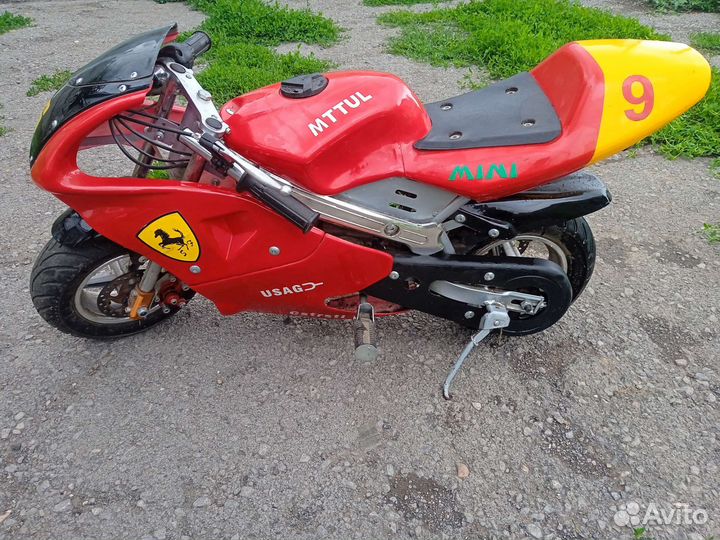 Бензиновый mini мотоцикл