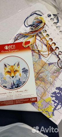 Набор для вышивания крестом (остатки)