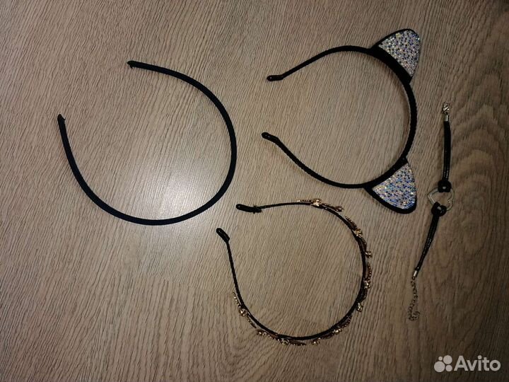 Браслеты сережки банты белые скранчи