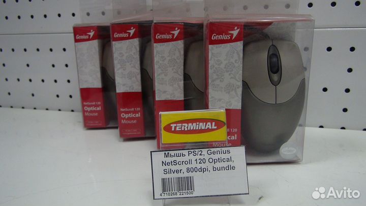 Мышь Genius NetScroll 120 silver