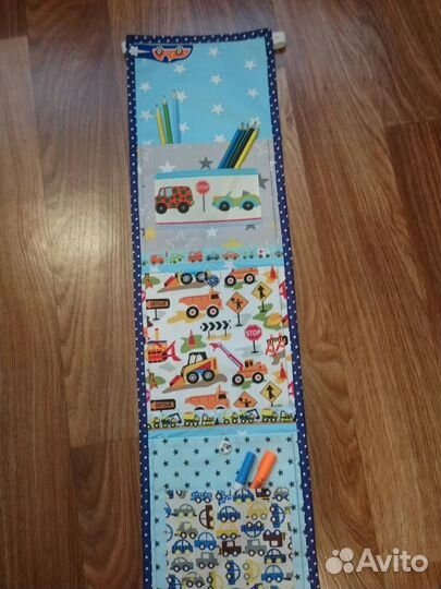 Кармашек в детский сад для мальчика Транспорт