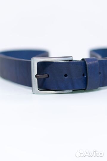 Ремень мужской кожаный ручной работы