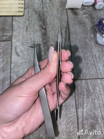 Пинцет для наращивания ресниц