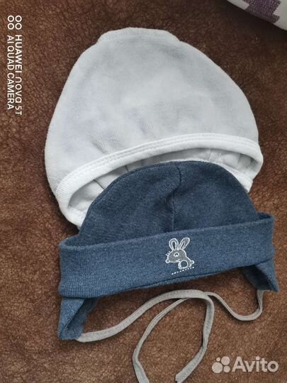 Детские шапочки для новорожденных