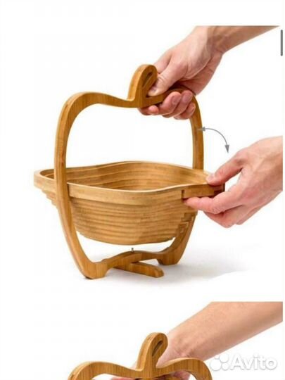 Фруктовница деревянная