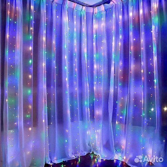 Гирлянда штора