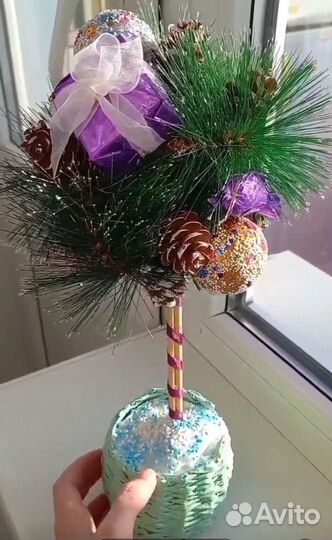 Топиарий новогодний