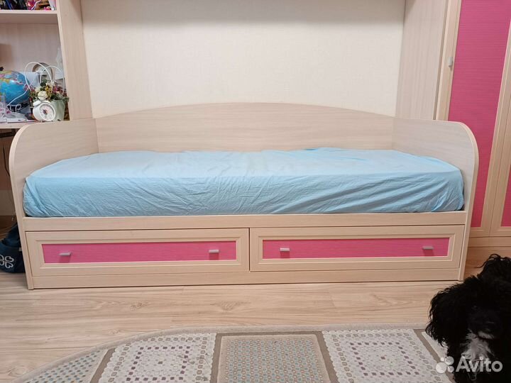 Детская кровать с матрасом бу