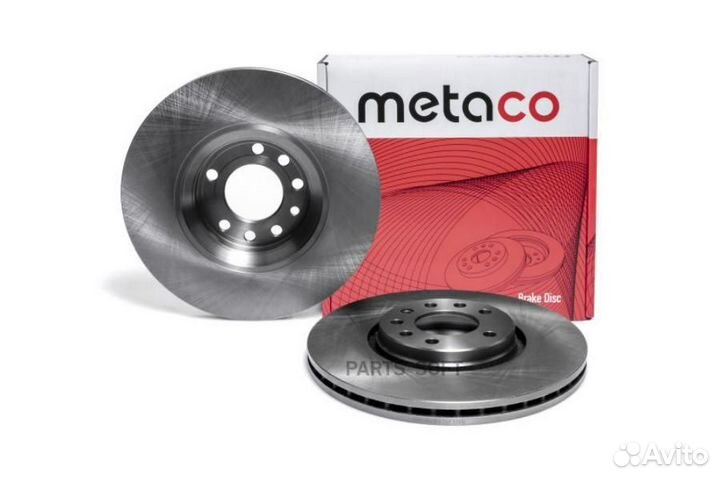 Metaco 3050-264 Диск тормозной передний вентилируе