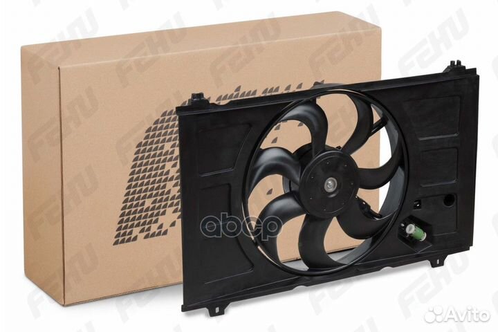 Электровентилятор охлаждения с Кожухом KIA RIO II