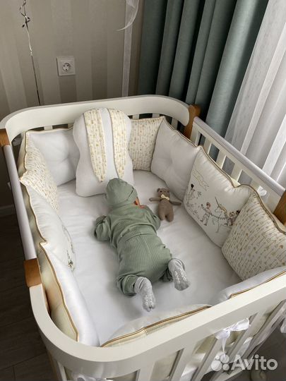 Бортики на детскую кроватку