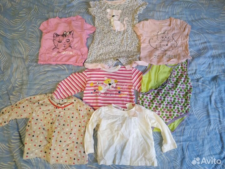 Вещи пакетом для девочки 74 -80