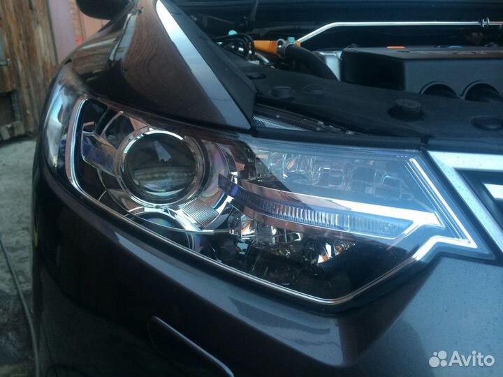 Стекло фары Honda Accord 8 2008-2013 Левое/Правое