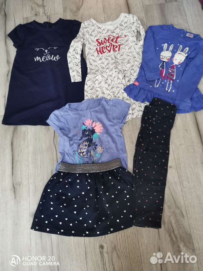 Вещи пакетом на девочку 98