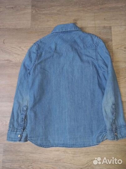 Рубашка H&M, размер 122 в хорошем состоянии