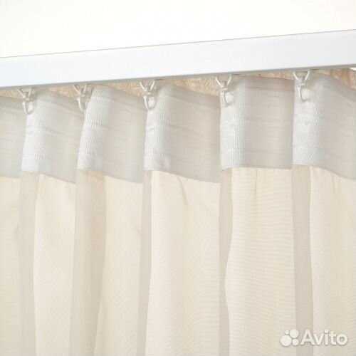 Тюль бежевый IKEA Икеа новая
