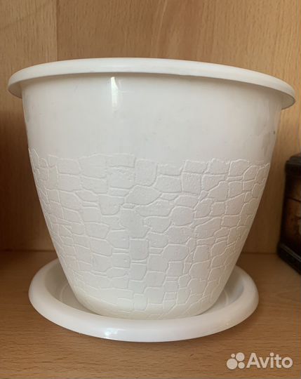 Горшки для цветов новые 1,2 л