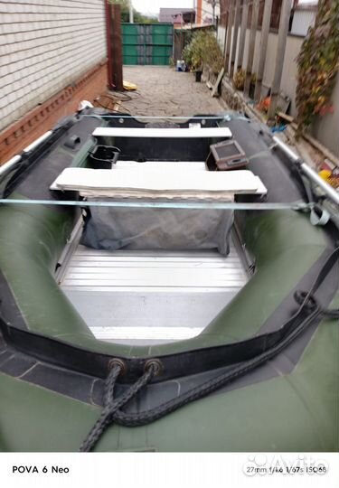 Лодка пвх Quicksilver heavy duty AL 380 с прицепом