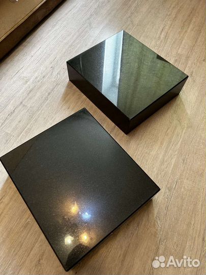 Гранит Чёрный для акустических систем подставки