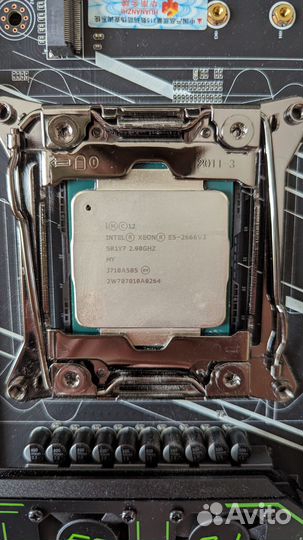 Материнская плата Huananzhi X99 F8 + Xeon E5 2666