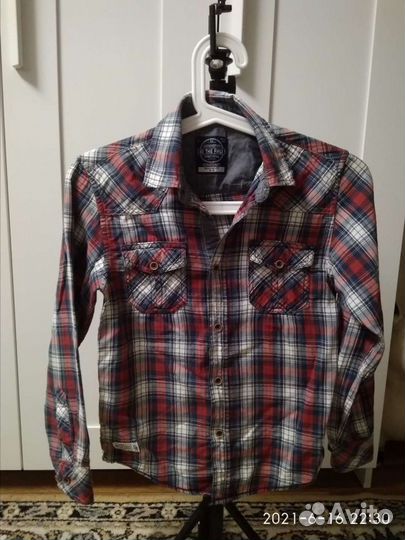 Рубашка GeeJay для мальчика, 8-10 лет, 140 размер