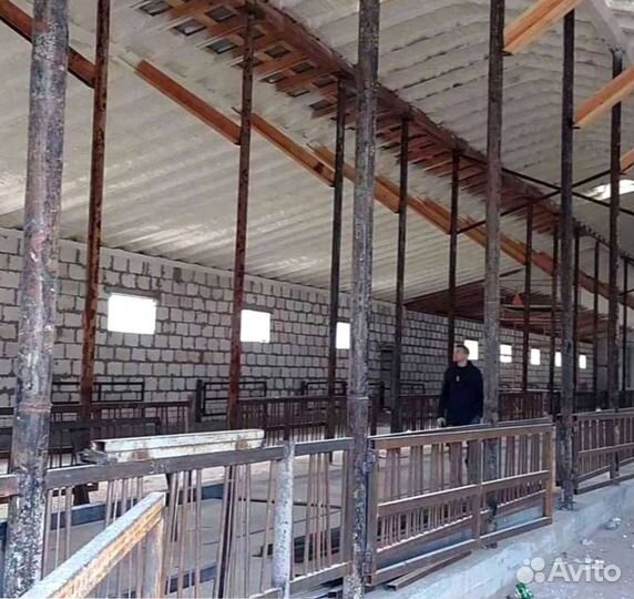 Утепление ангара пенополиуретаном (ППУ)