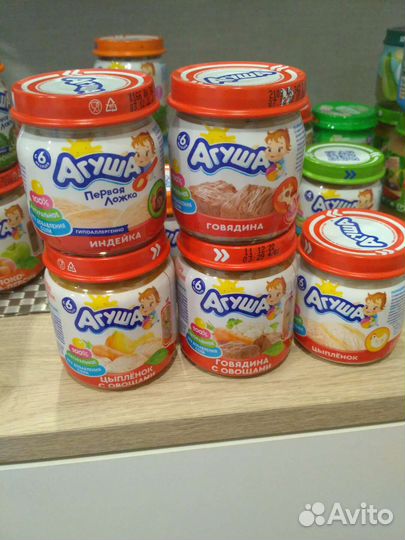 Фрутоняня, Сады Придонья, Агуша для малышей