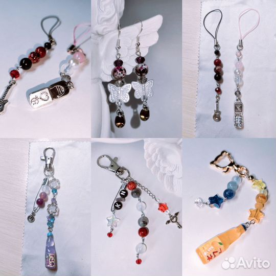Аниме брелки/ серьги