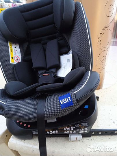 Автокресло Kari Kids 0-36 кг. изо фикс. Новые