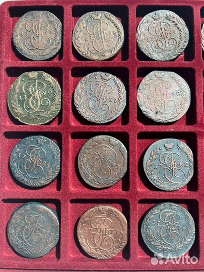 Пятаки Екатерины второй