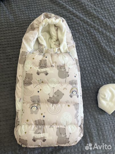 Конверт кокон на выписку (осень, зима)