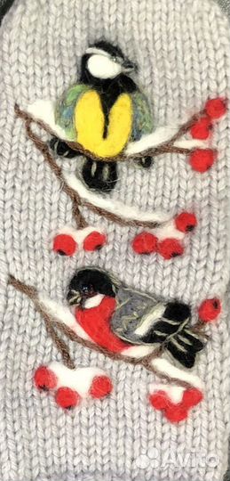 Варежки женские ручная работа