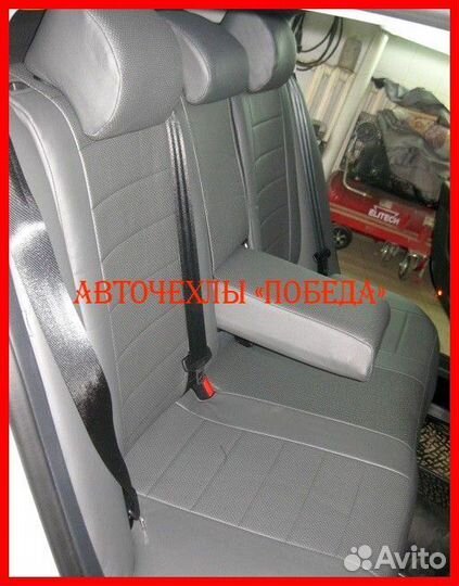 Чехлы Volkswagen Passat B7 из экокожи чёрные Класс