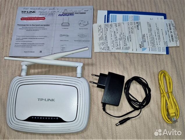 Wi-Fi роутер TP-link TL-WR842N, белый
